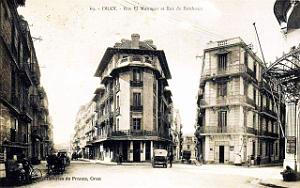 Oran - Rues El-Moungar et de Bordeaux